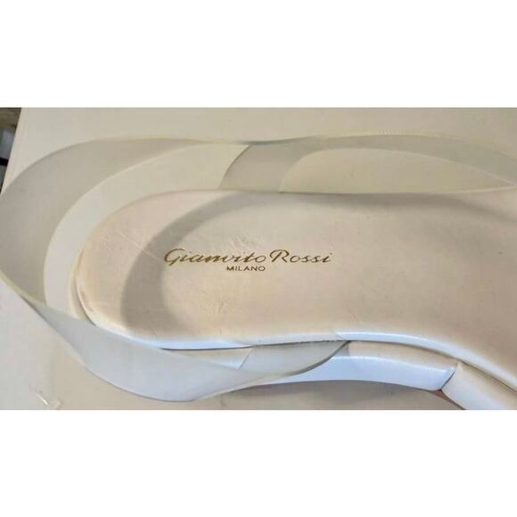 NWOB Gianvito Rossi Metropolis flatform sandals in white sz. 39EU/8.5US main image 4